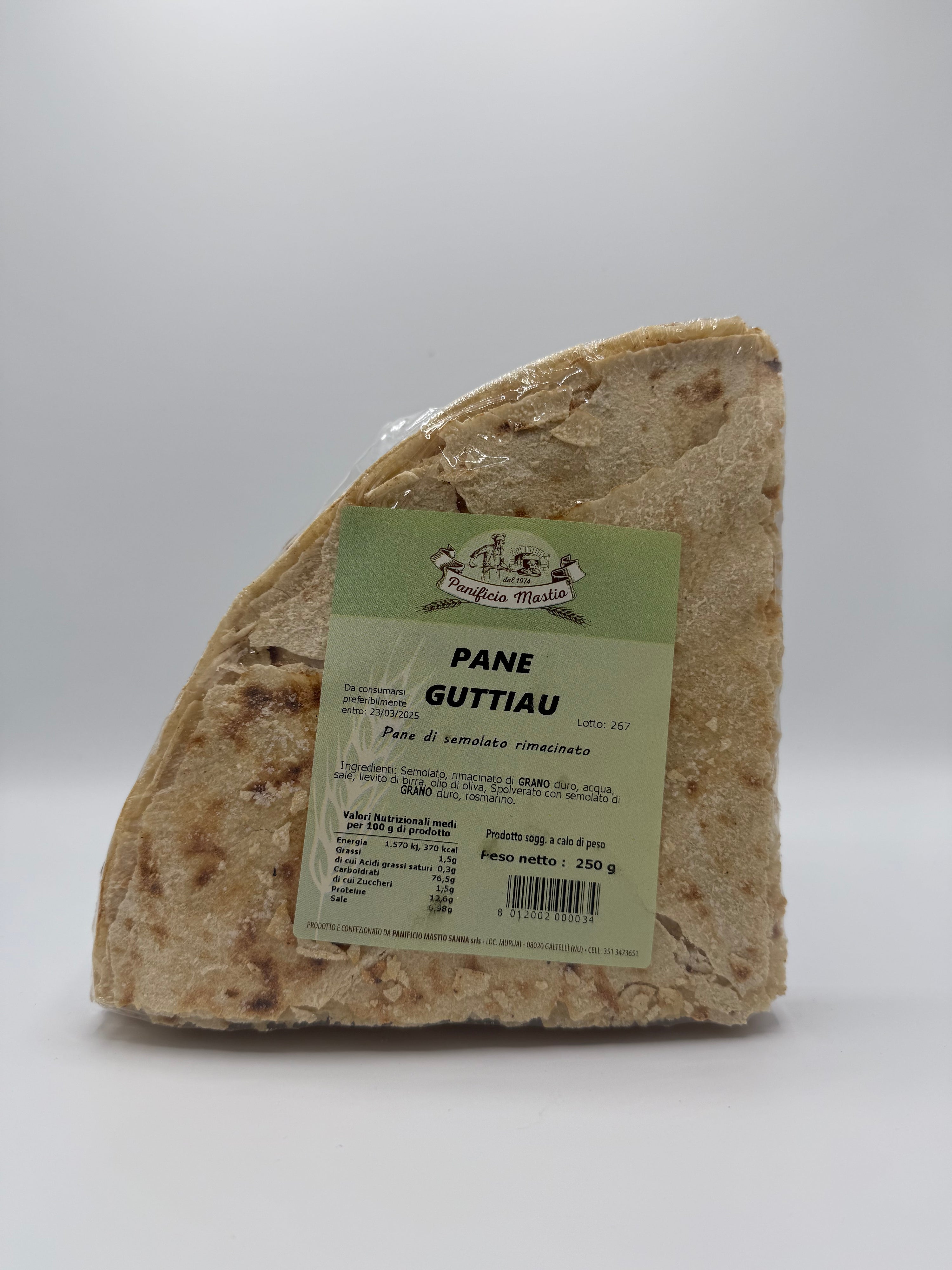 Pane Guttiau di Galtellì 250gr