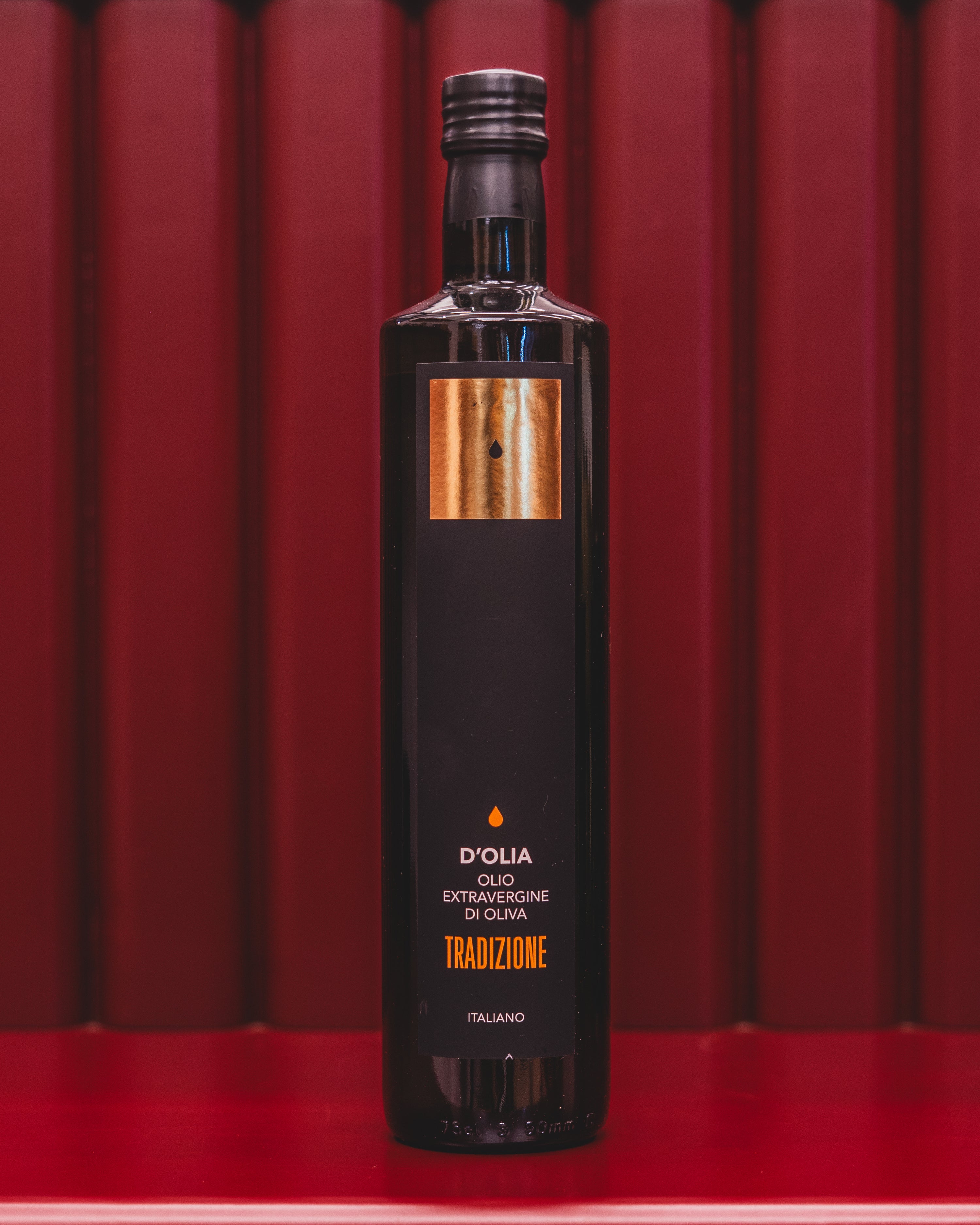 Olio d'oliva D'olia in bottiglia