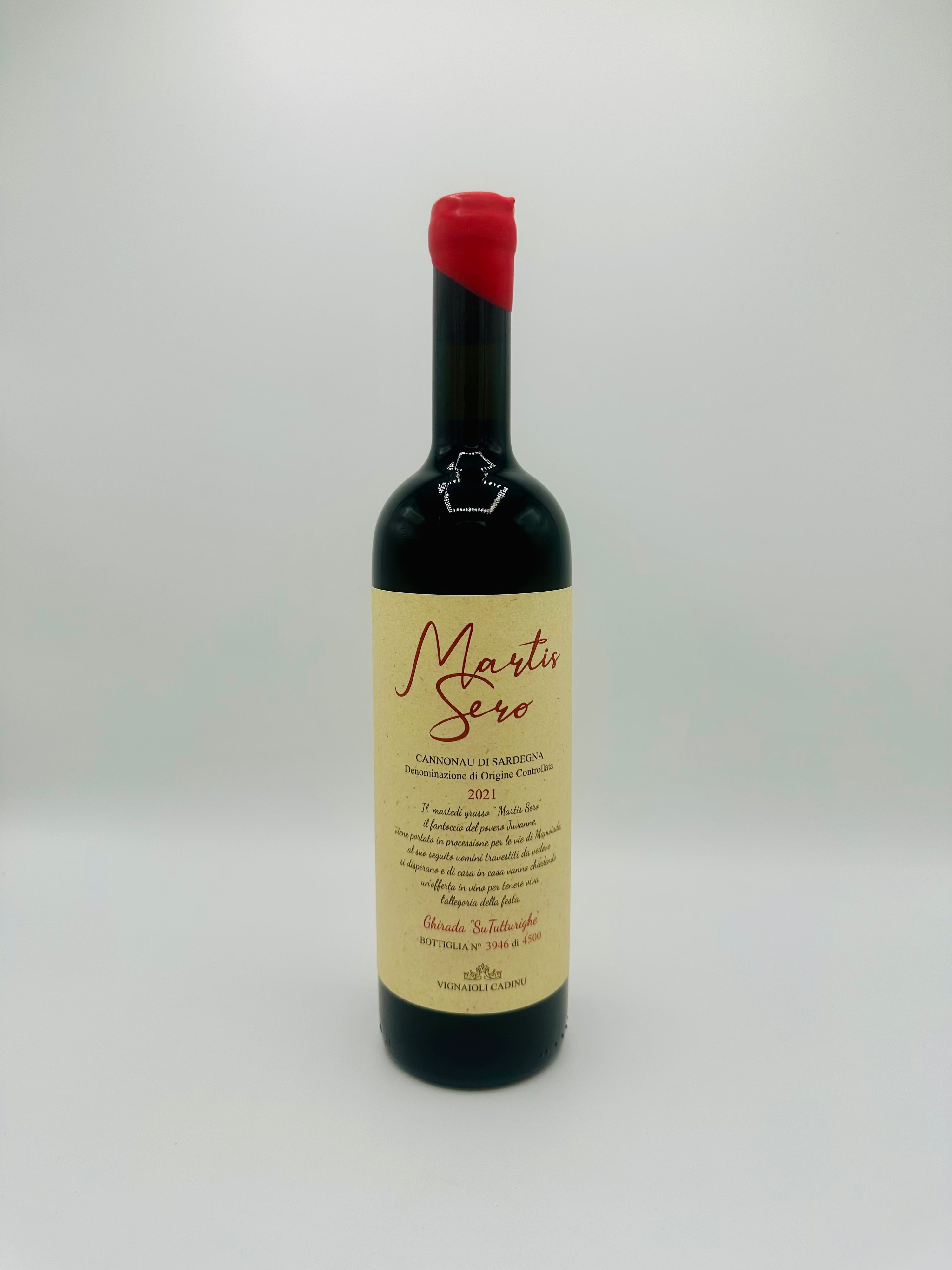 Martis Sero 2021 - Cannonau di Sardegna D.O.C. - Vignaioli Cadinu