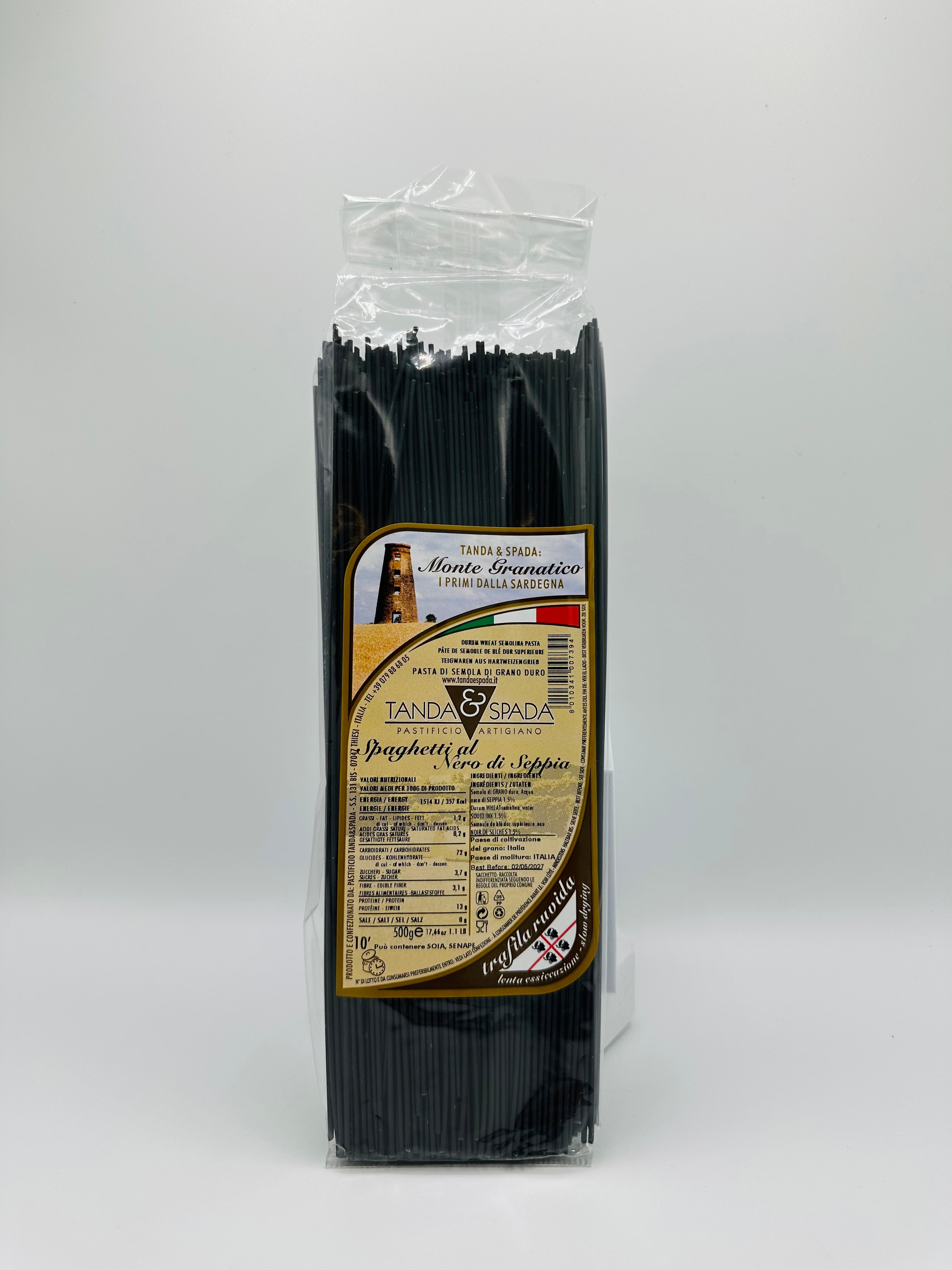 Spaghetti al nero di seppia - Tanda e Spada